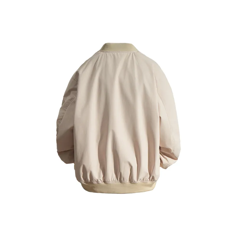 ZMOH Baseball Collar Jacket Unisex Couple's-1