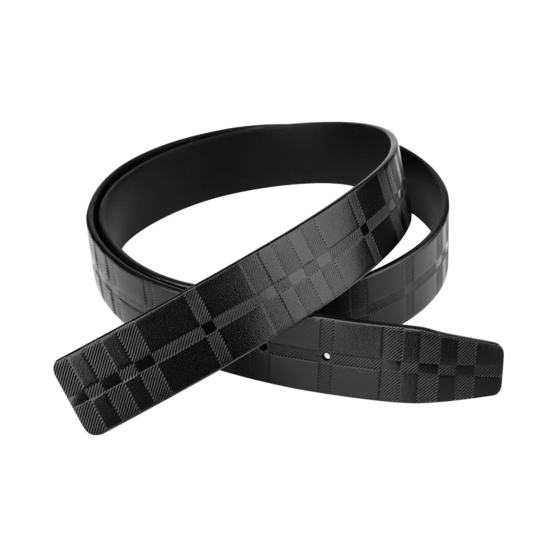 CATELLES Top Grain Cow Leather Headless Belt Men's 3.5cm-12