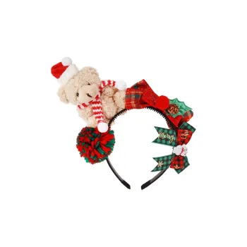 Peach Tea Plush Headbands Women's