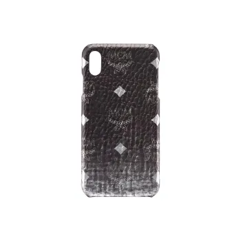 MCM Coated Canvas Material Easy To Use And Durable Phone Cases Compatibility With IPhone XS Max Trendy And Cool