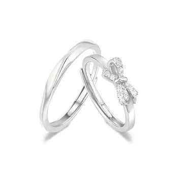 FORCHI Sterling Silver Rings Unisex Birthday And Anniversary Gift