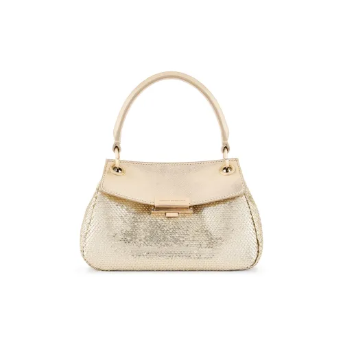 ARMANI EXCHANGEAE Sequins Mixed Polyester Shoulder Bag Crossbody Bag Handbag Women's Gold