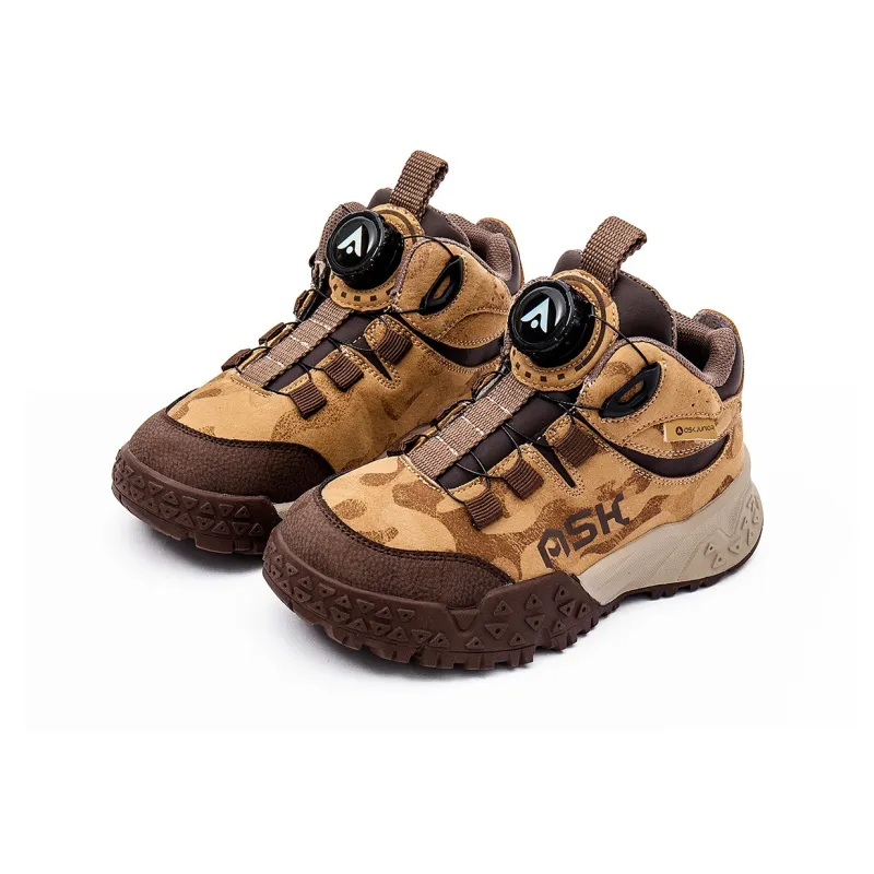 ASK Slip-Resistant Warm Height Increasing Low-Top Children's Basketball Shoes Kids'-2