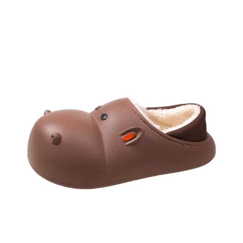 LEMONKID Anti Slip Wear Resistant Breathable Lightweight Cushioning Warm Quiet Balance Low Top Kids' Slippers Teenagers-15