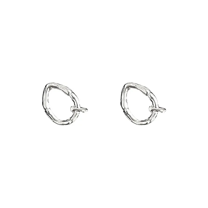 EAR PARTNER Copper Stud Earrings Unisex-19
