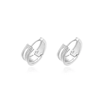 7℃ S925 Silver Stud Earrings Unisex