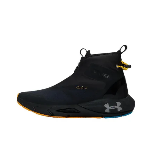Under Armour HOVR Phantom Anti Slip Wear Resistant High Top Running Shoes Unisex Black