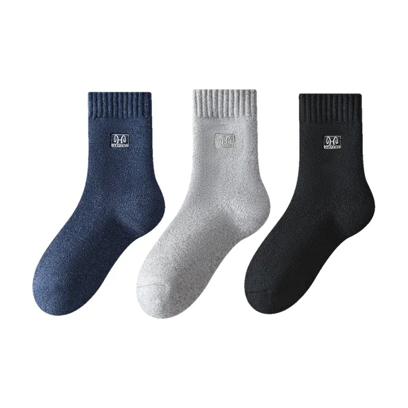H YXIANG Mid Calf Socks Unisex Combo Set-3