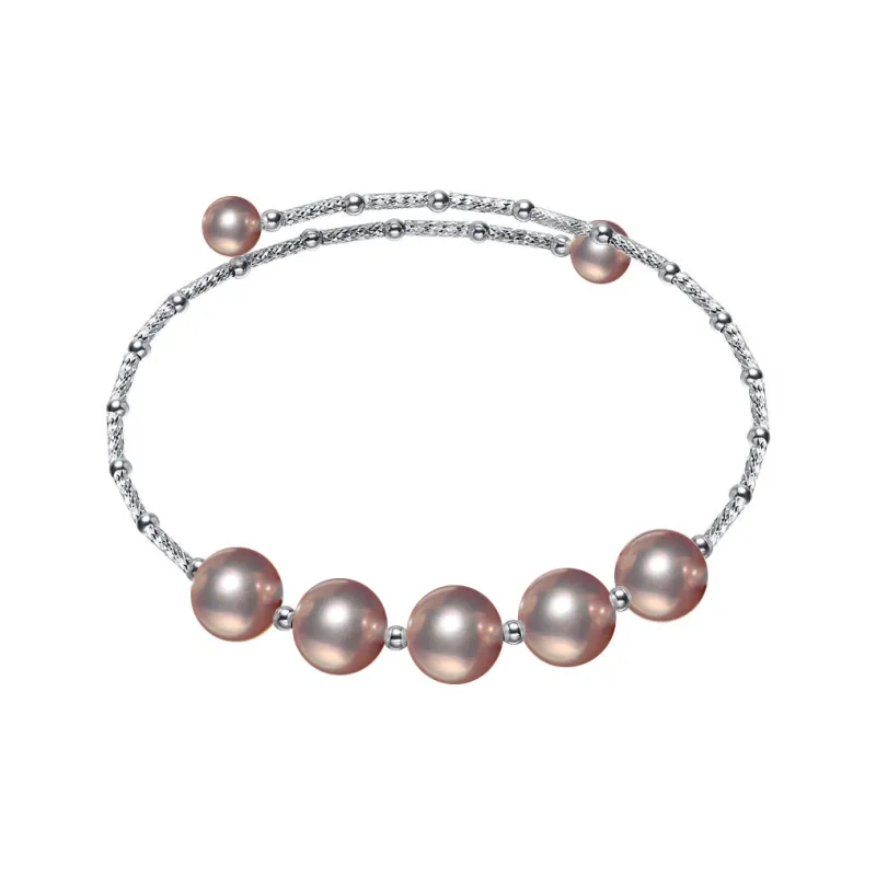 Heidi Freshwater Pearl Stretch Bangle Women's-4