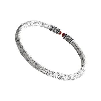RURA S999 Fine Silver Bangles Women's Silver
