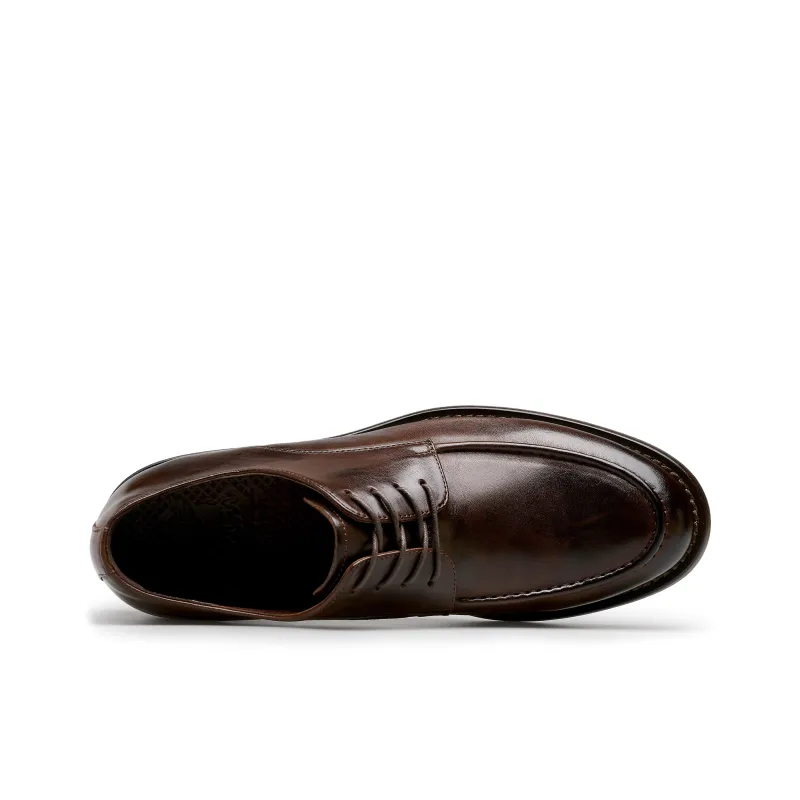 Desai Dress Shoes Men Low Top Black, Brown-7
