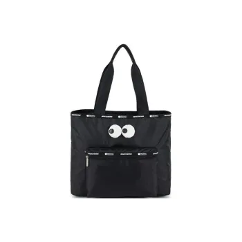 Skechers Fabric Tote Bag Shopping Bag Handbag Shoulder Bag Small Size Unisex Black