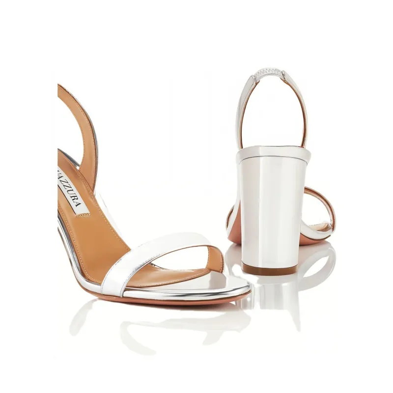 AQUAZZURA So Nude 85mm Slingback Sandals-4