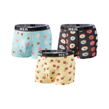 Qiao Ni Tong Underpants Men's 3 Pack
