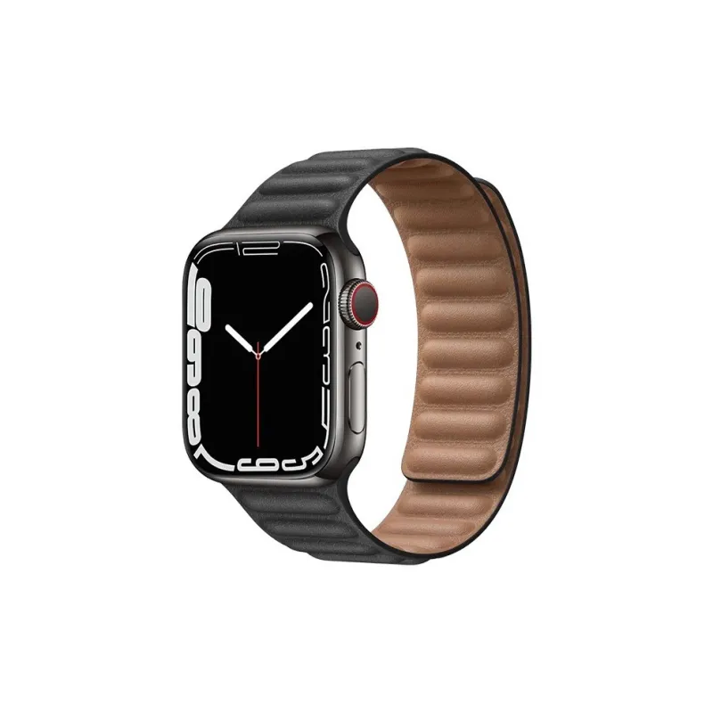 CHUANGYIDA Apple Compatibility Watch Band 145~208mm Artificial Leather Material-7