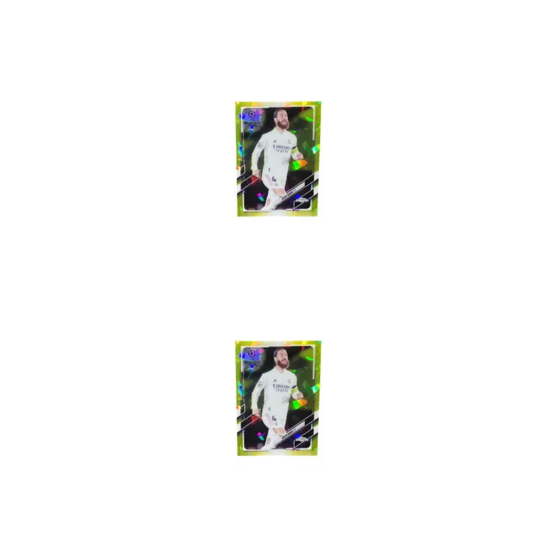 Topps Champions League CHROME Sapphire Real Madrid Spain Big Paris Ramos Soccer Star Card Pass Sports Cards 1 Pc-1