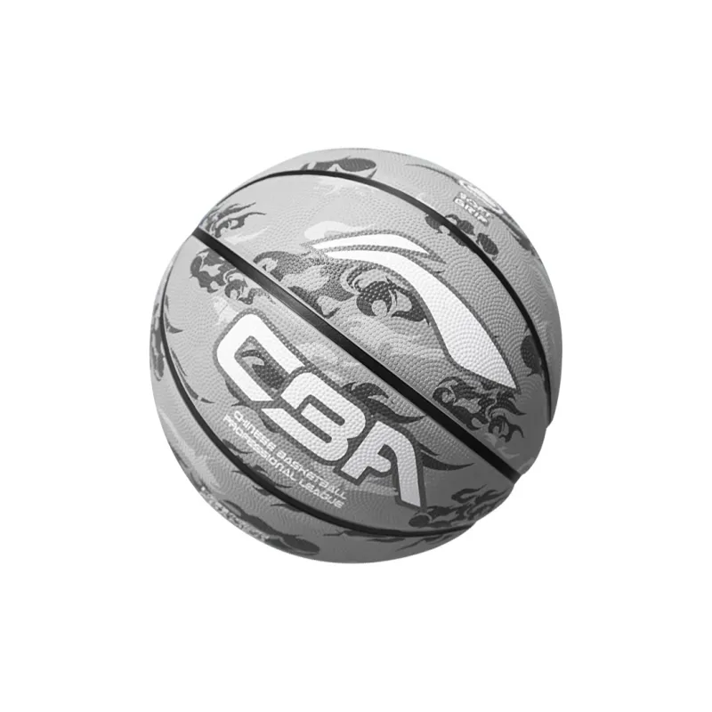 LiNing Rubber Basketball Gray Size 7 Ball Training Unisex-2