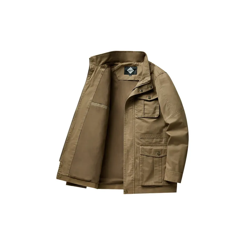 JEEP SPIRIT Jackets & Coats Men's Khaki-4
