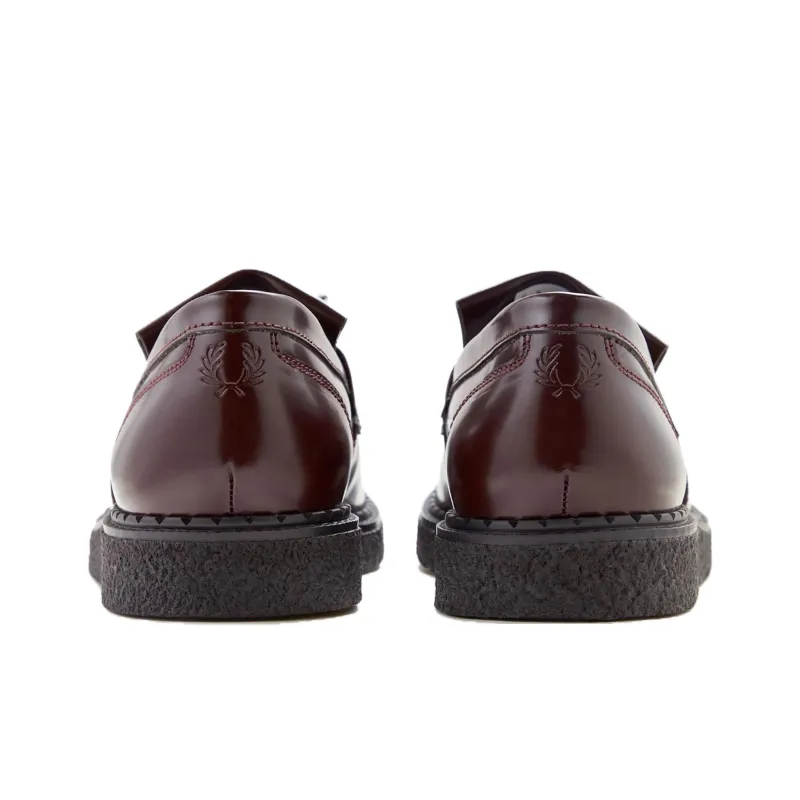 George Cox x FRED PERRY Loafers Men's Deep Red-3