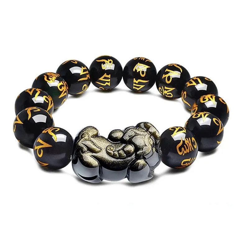 Sima Is Ethereal Obsidian Bracelets Unisex-5