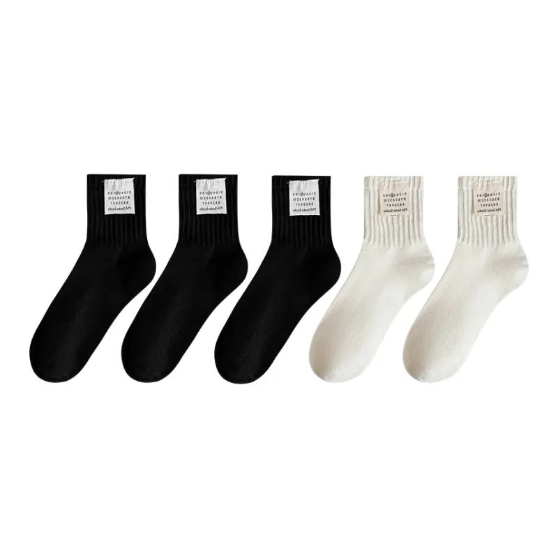Lan Miao Unisex Mid Calf Socks-2