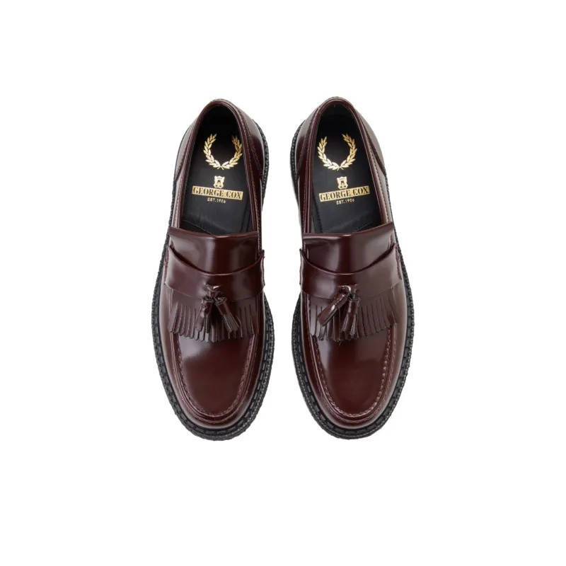 George Cox x FRED PERRY Loafers Men's Deep Red-2