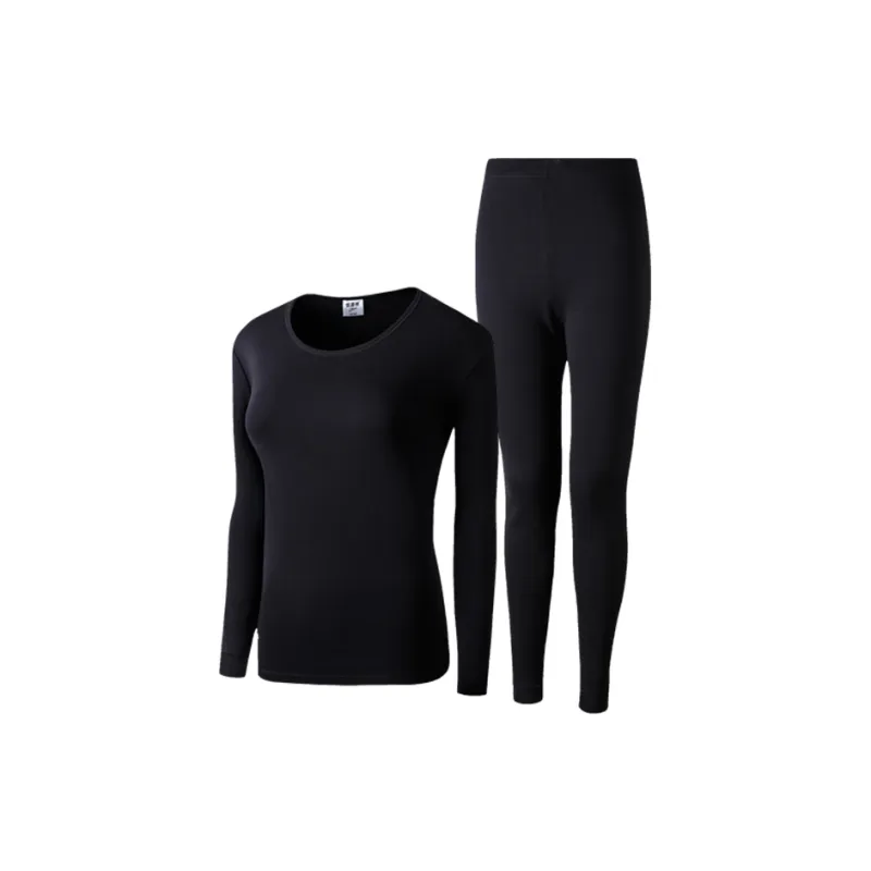 H YXIANG Thermal Set Women's Black-0