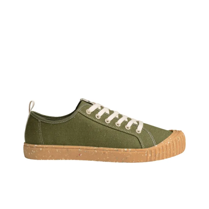 Havaianas TNS Low-Top Canvas Shoes Unisex Olive Green-1