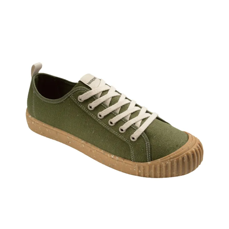 Havaianas TNS Low-Top Canvas Shoes Unisex Olive Green-2