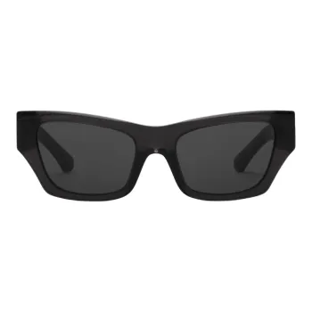 Burberry Acetate Metal Cat Eye Sunglasses Unisex Black
