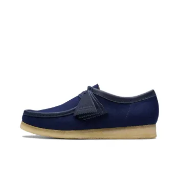Clarks Wallabee Casual Shoes Men's Marine Blue