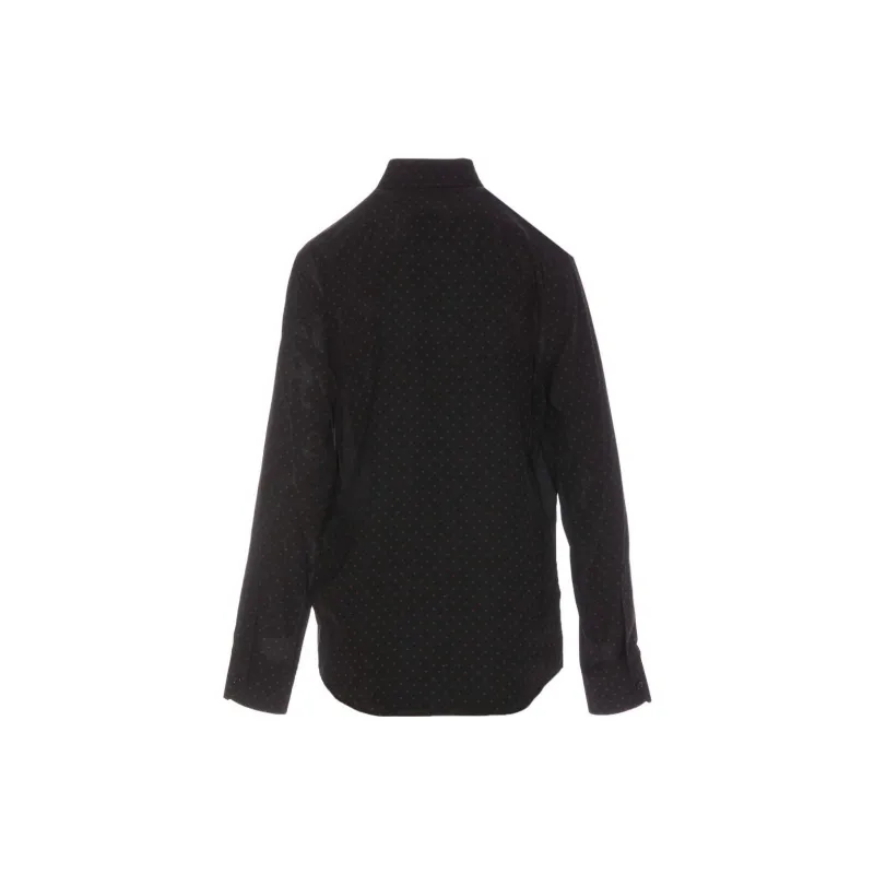 CELINE Loose Shirt In Printed Crêpe De Chine-1