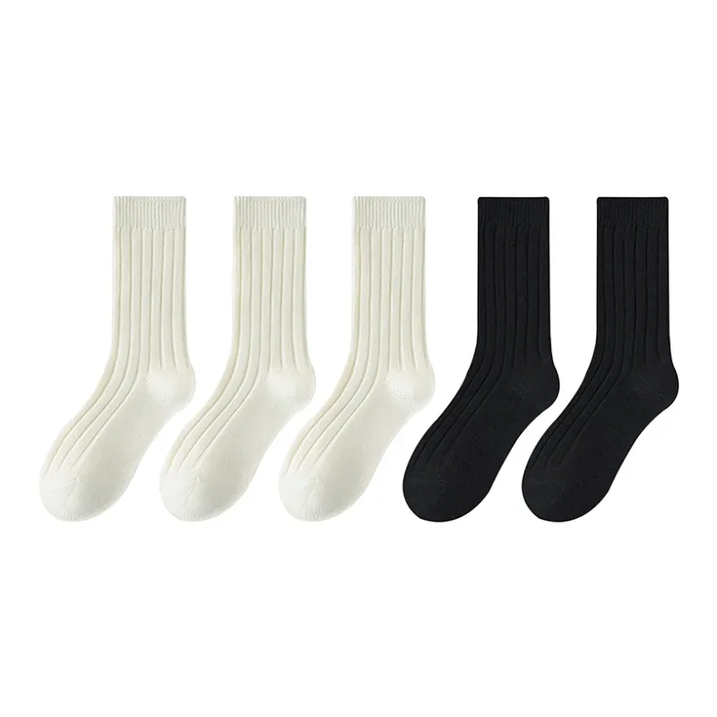 Caramella Mid Calf Socks Women's Combo Set-4
