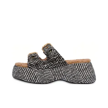MOSCHINO Buckled Platform Sandals Women's