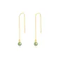 Inlaid Turquoise Drop Earrings