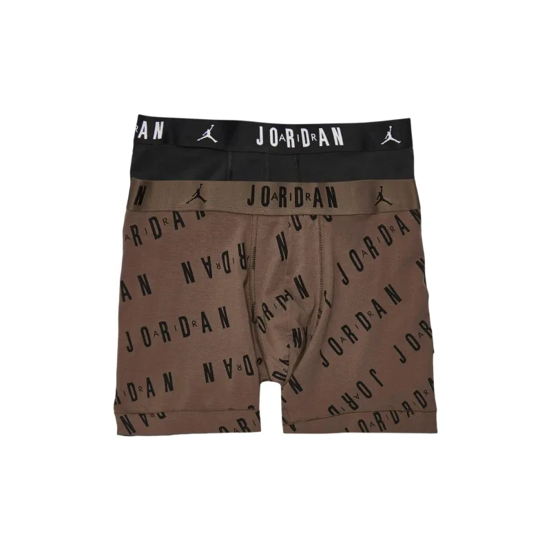 Jordan Dri FIT Cotton Essentials Men's Flight Boxer Briefs 2 Pack-0