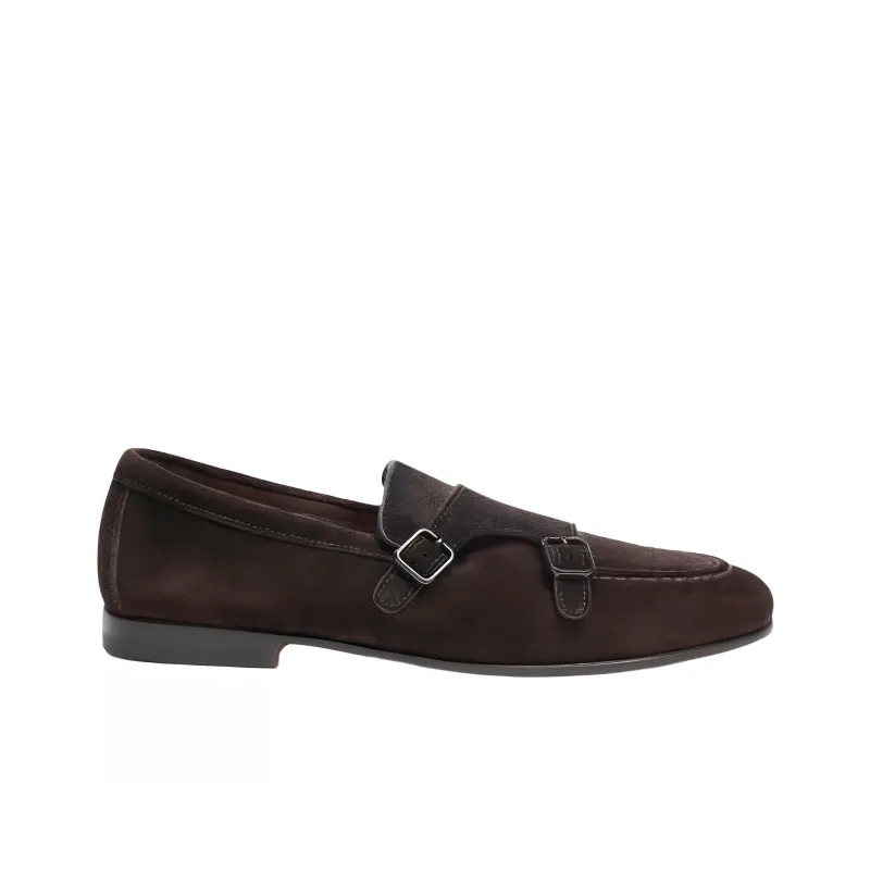 Santoni Double Buckle Loafers-1