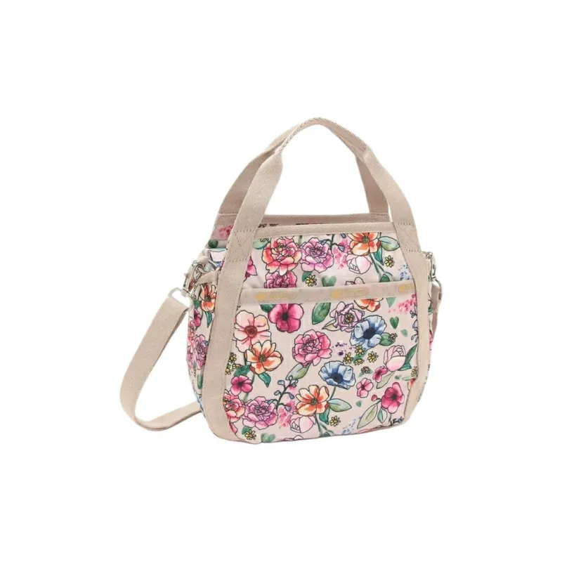 LeSportsac Polyester Shoulder Bag Crossbody Bag Handbag Small Size Women's Beige-2