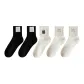 Fabric Label Black 2+Label White 2+3-Stripes White 1