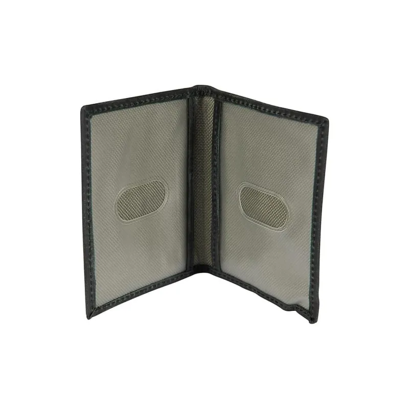 Carhartt Top Grain Cow Leather Passport Holder Regular Men's Black Gray Color-2