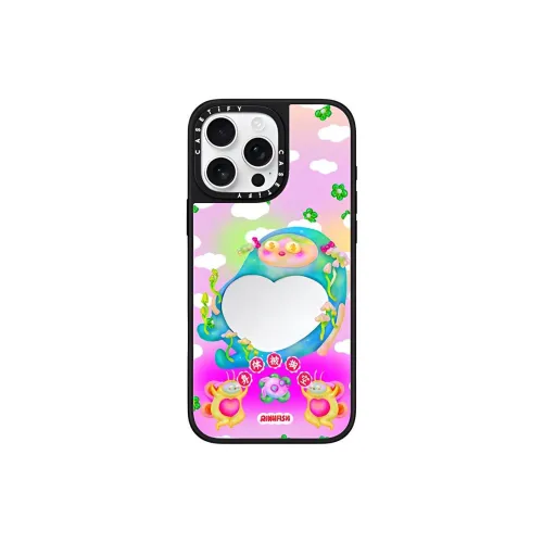 CASETIFY PC Material Riniifish Body Hollowed Out Phone Cases Compatibility With IPhone 16/15/14/Plus/Pro/Max Cartoon