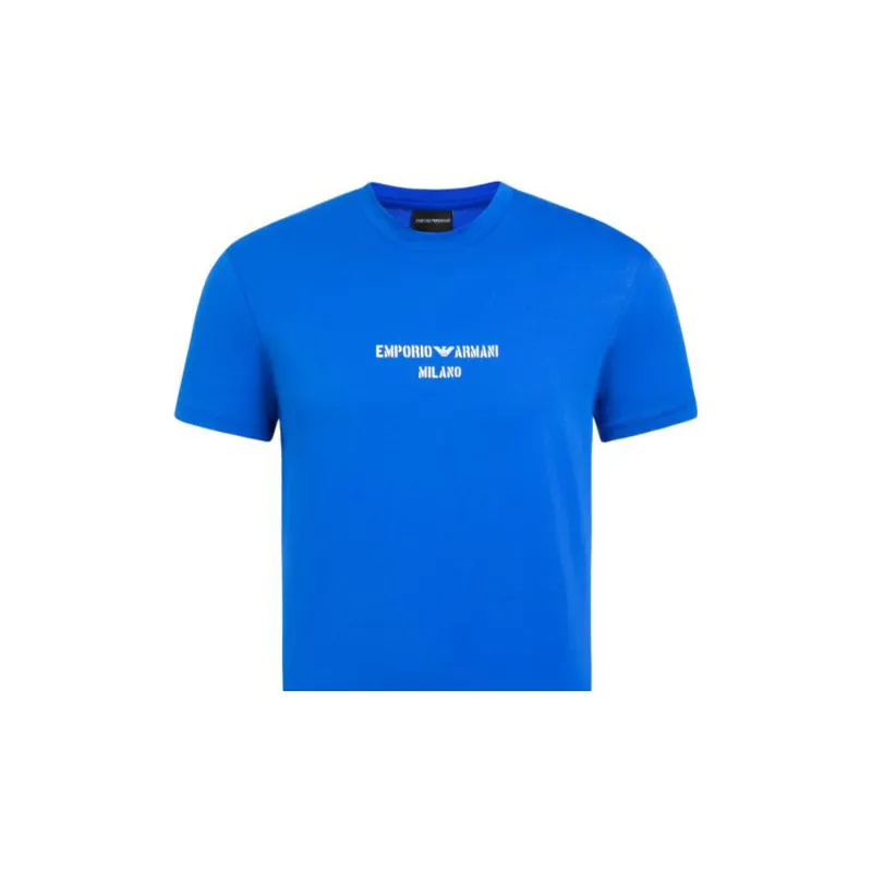 EMPORIO ARMANI SS22 T Shirt Men's Royal Blue-3