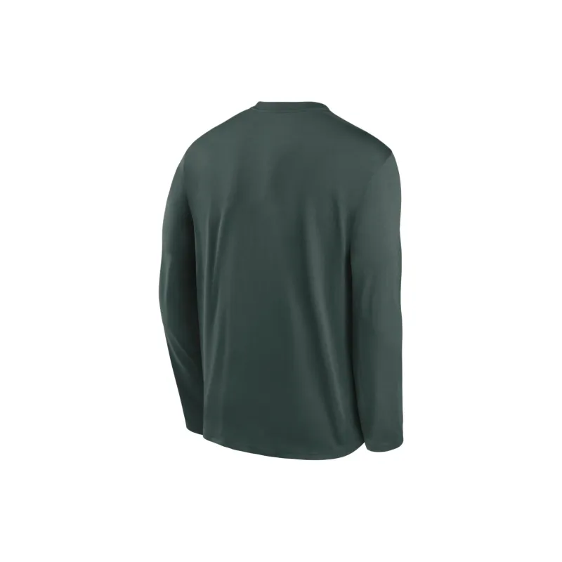 Nike Dri-Fit Team Mlb Oakland Athletics T-Shirt Men's Dark Green-1