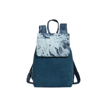 Everthames Corduroy Fabric Blend Backpack Women's Blue
