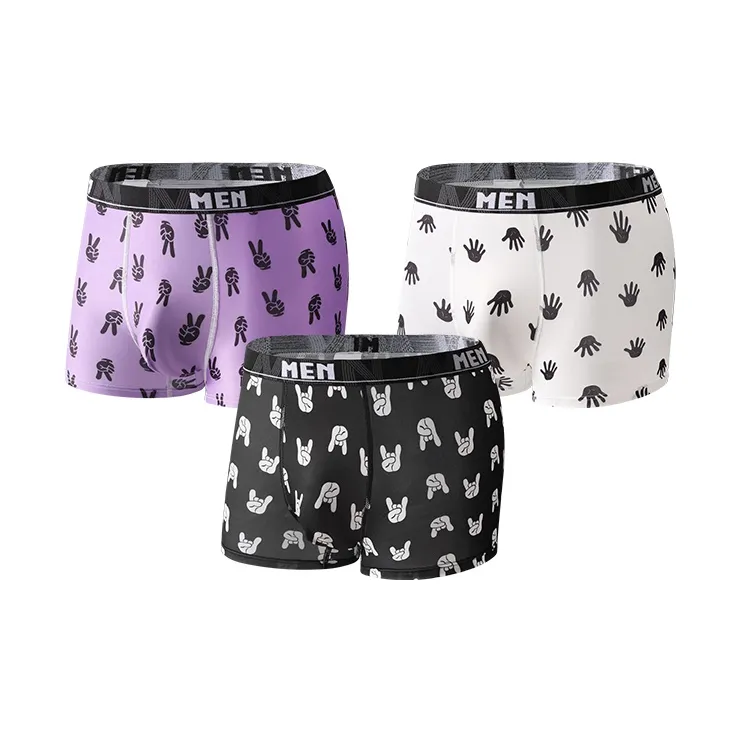 Qiao Ni Tong Underpants Men's 3 Pack-5