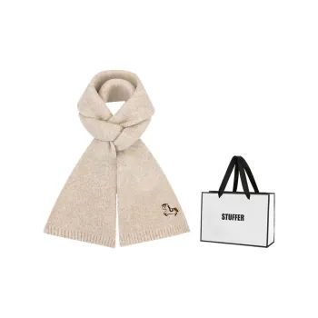 STUFFER Contains Wool Knit Scarves Unisex