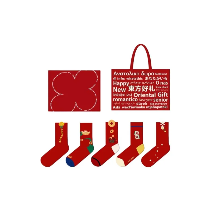 Duanmei Mid Calf Socks Fall And Winter Unisex 3 Pack-67