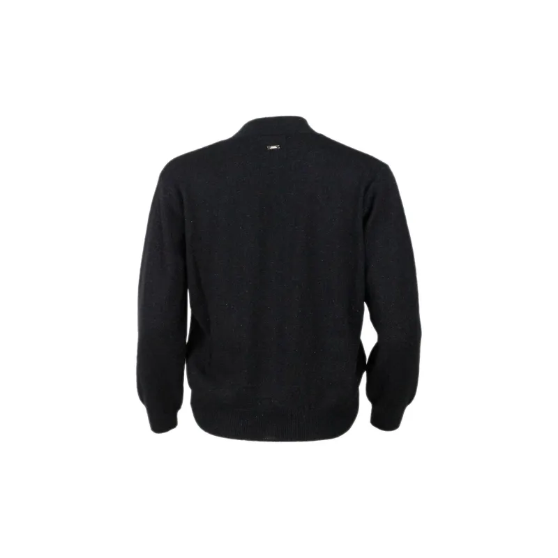 ARMANI EXCHANGE V Neck Buttoned Cardigan-1