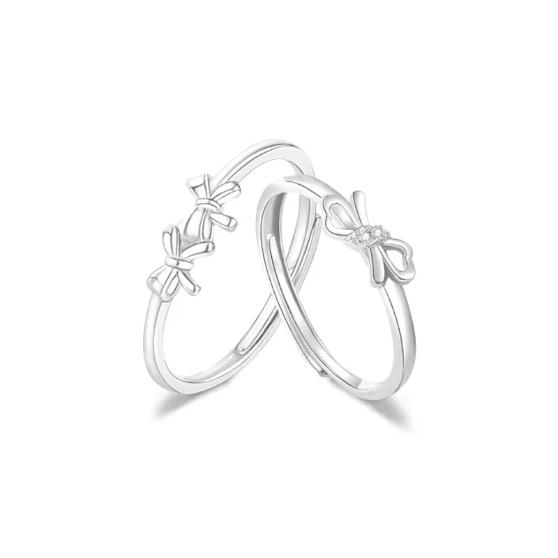 FORCHI Zircon Rings Unisex Anniversary Gift For Girl-0