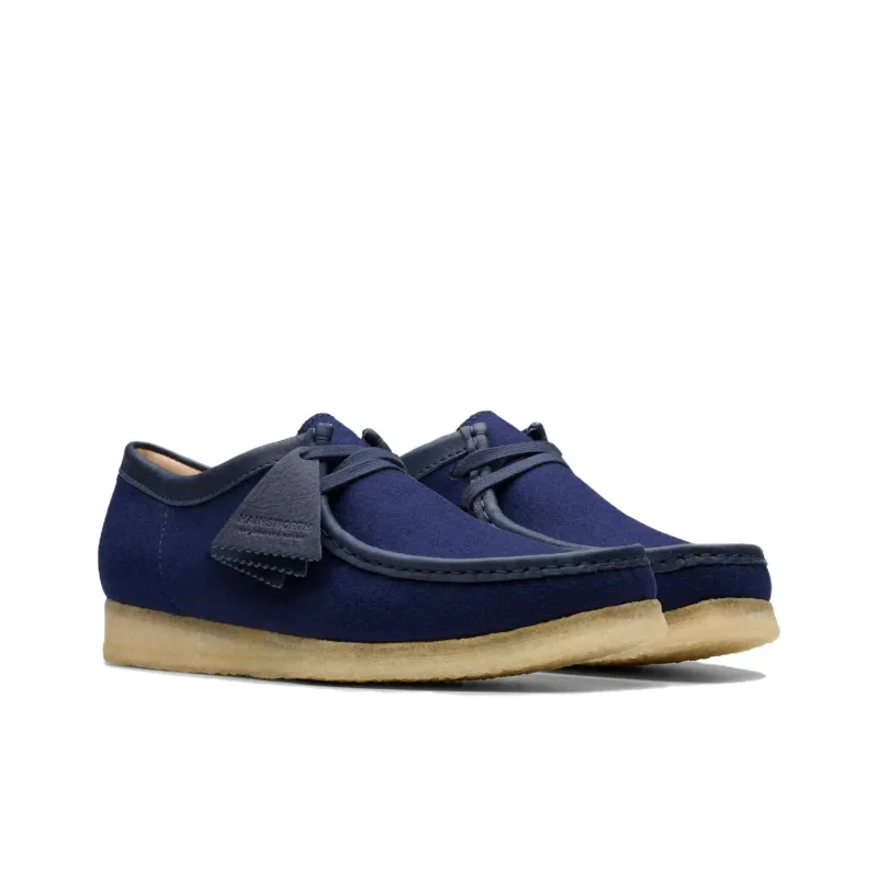 Clarks Wallabee Casual Shoes Men's Marine Blue-2